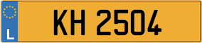 Truck License Plate